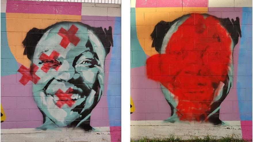 Vandalisme contra l’art urbà
