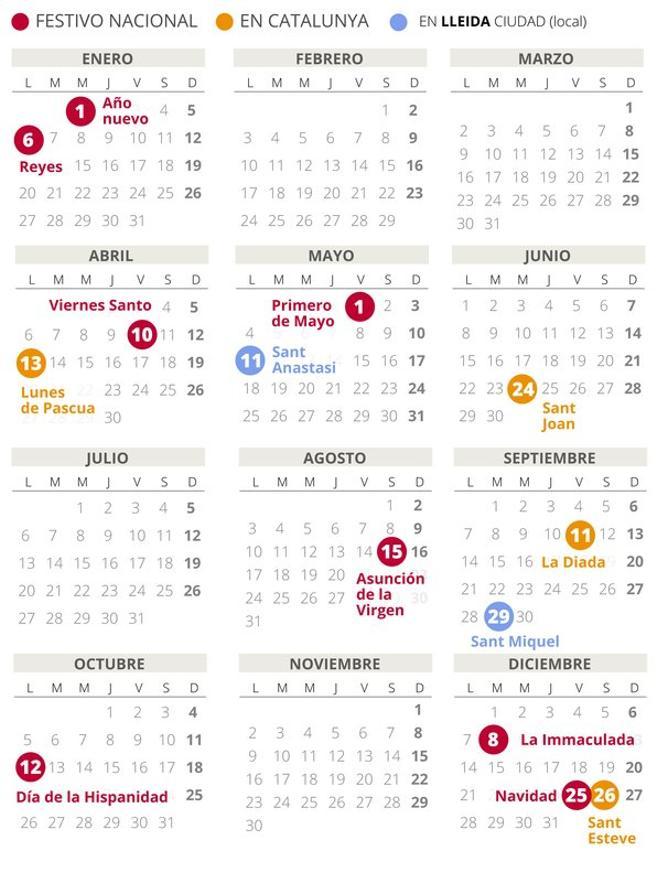 calendario-laboral-2020-lleida