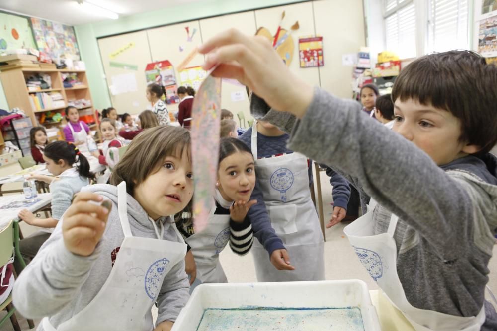 Actividad con motivo del Día del Agua en el colegio público Río Piles