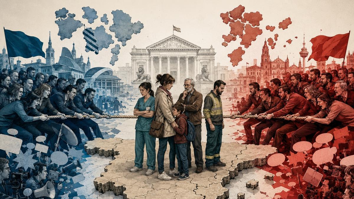 Ilustración sobre polarización.
