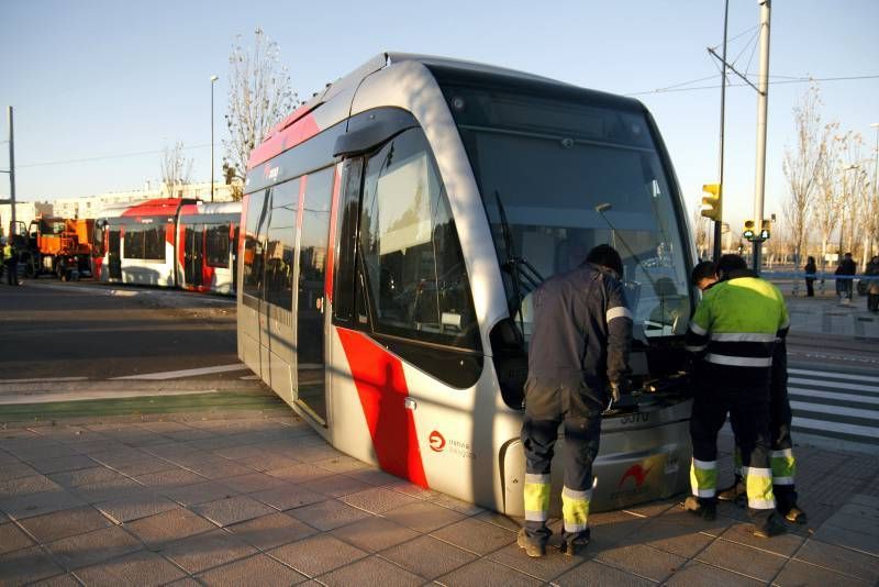 Fotogalería: Accidente del tranvía de Zaragoza