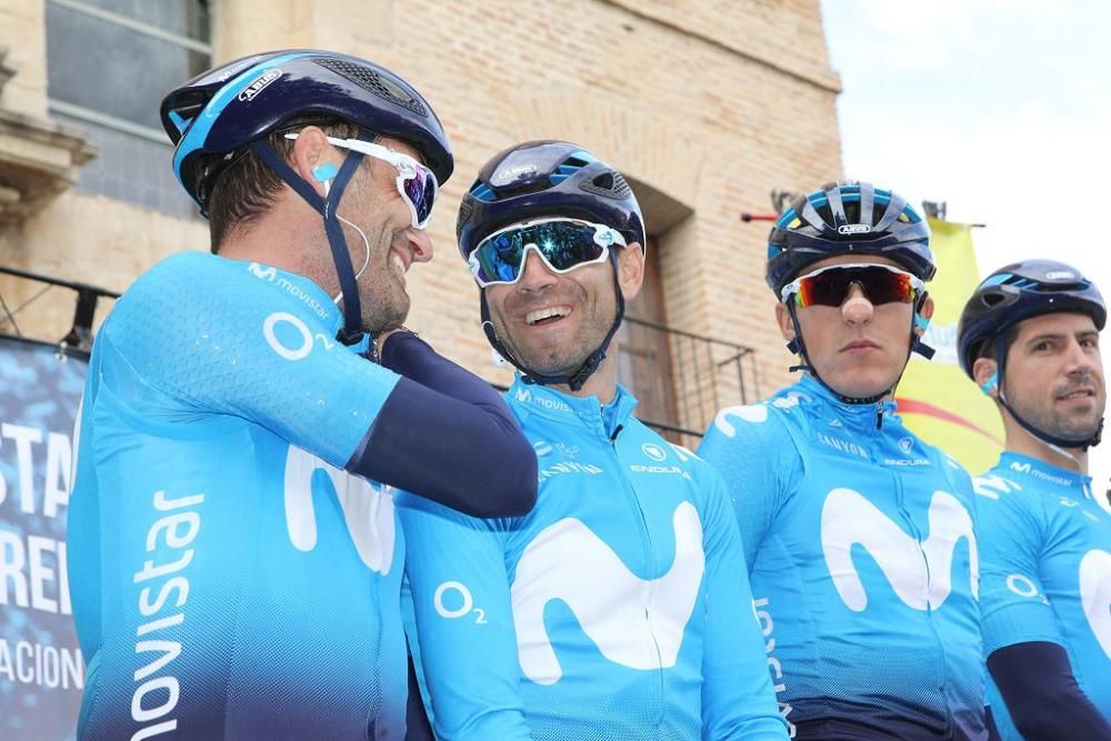 Ambiente a la salida y la llegada de la Vuelta Ciclista a Murcia