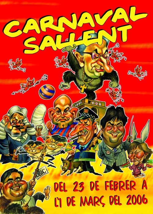 Tots els cartells del Carnaval de Sallent