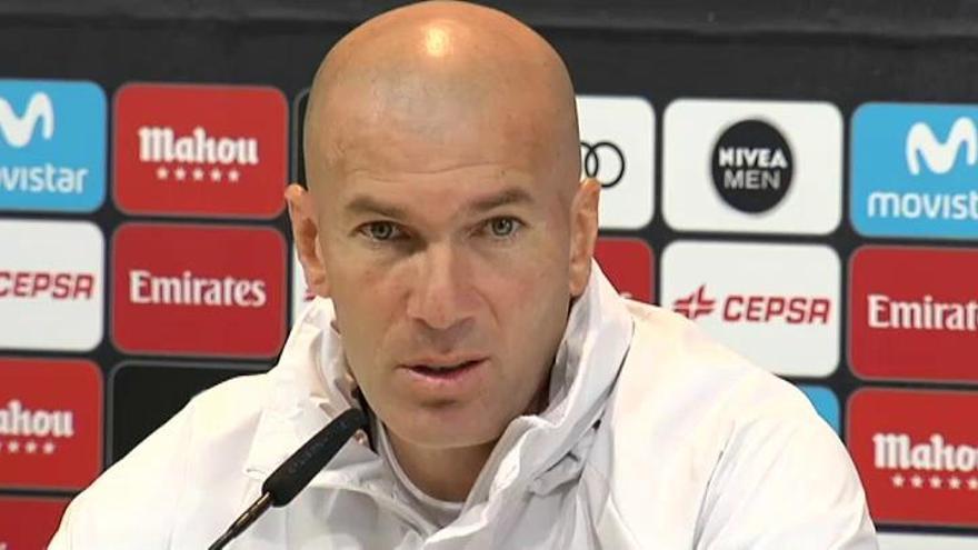 Zidane, sobre la situación de la Liga: "Esto no va a cambiar hasta el final"