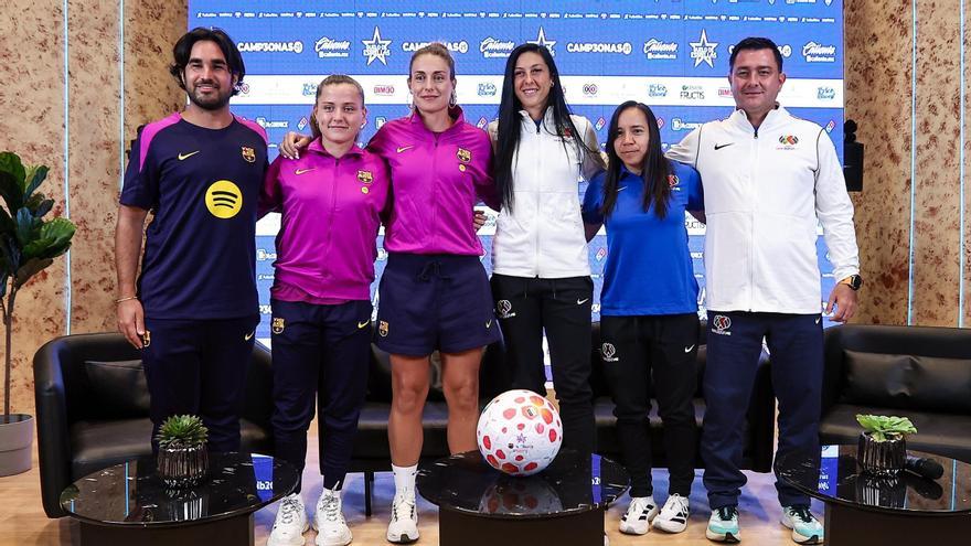 La rueda de prensa previa al enfrentamiento de este viernes