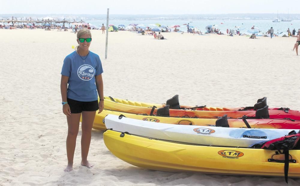 Los trabajadores de la playa