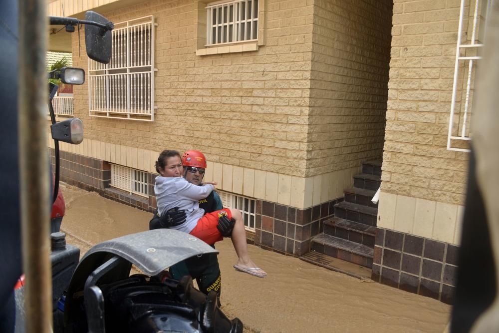 Gota fría en Los Alcázares: Inundaciones, rescates y destrozos