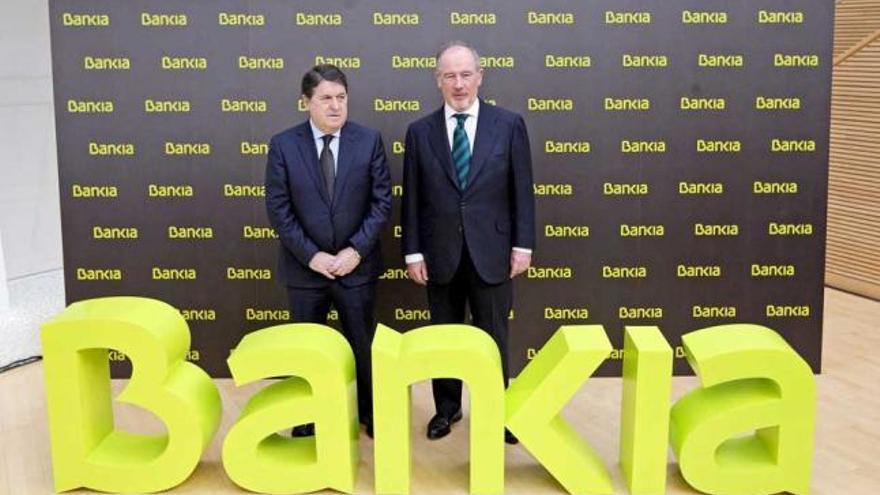 José Luis Olivas y Rodrigo Rato, máximos responsables de Bankia.