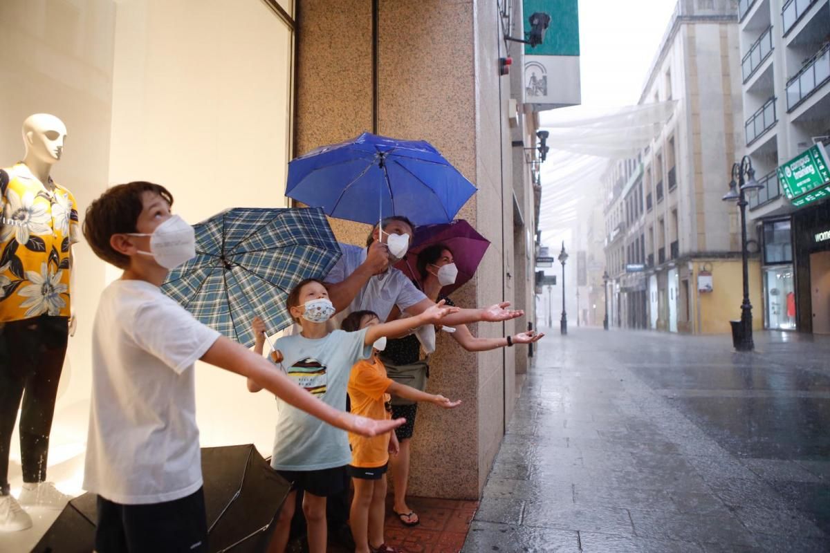 Fuerte granizada en Córdoba