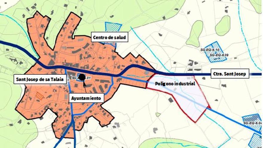 Sant Josep proyecta todavía un polígono industrial en la entrada del pueblo