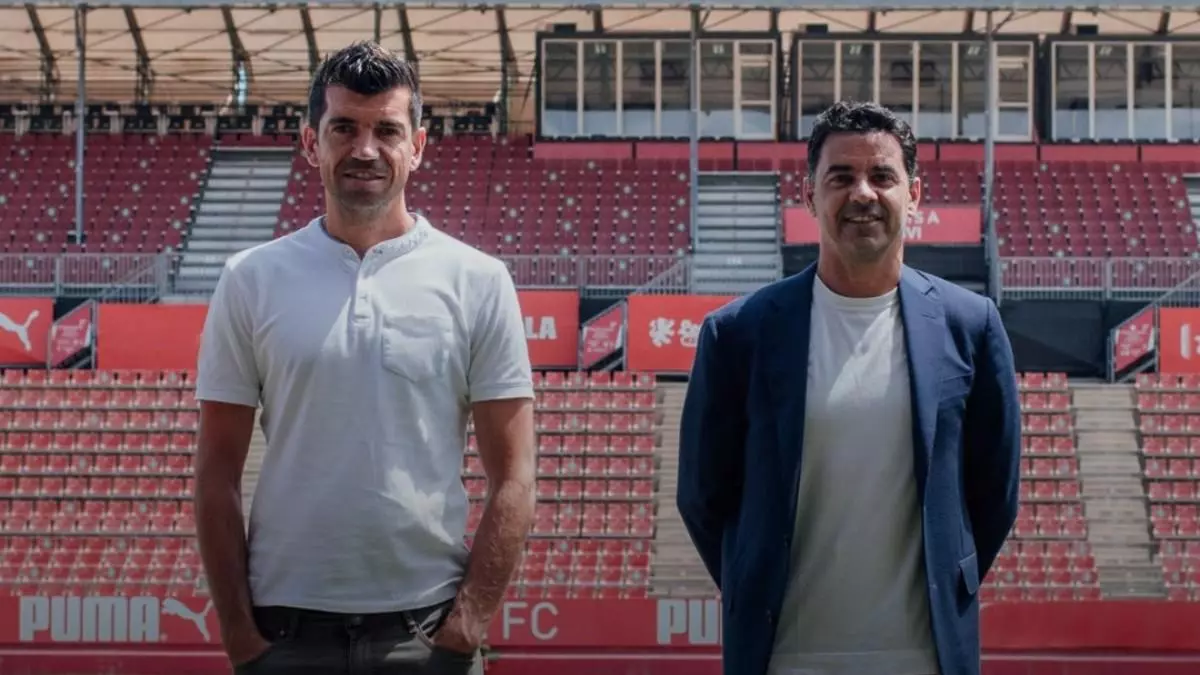 El homenaje de Montilivi a M赤chel: ?Qui谷n le sustituye como entrenador del Girona?