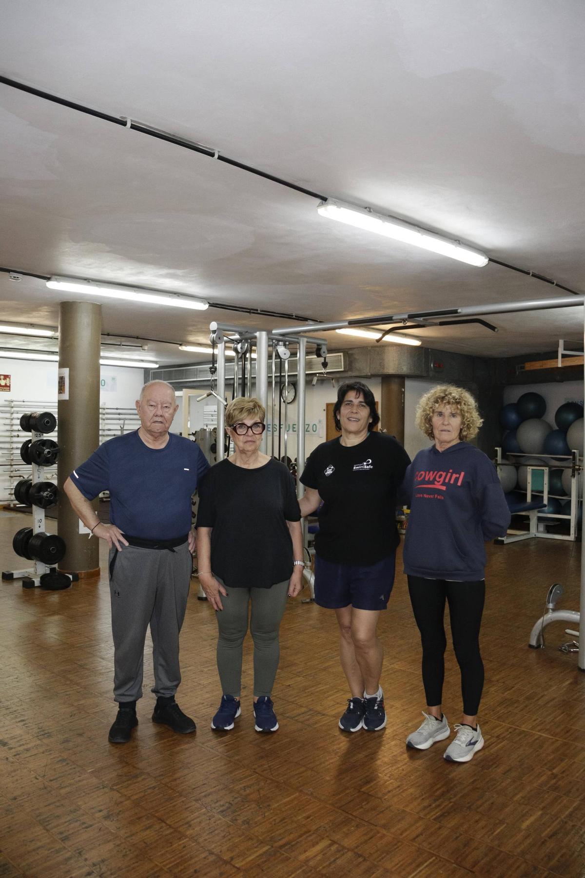 La fuerza en el "Oly" se gana con la edad, así es el plan deportivo para mayores del club sociodeportivo de Gijón (en imágenes)