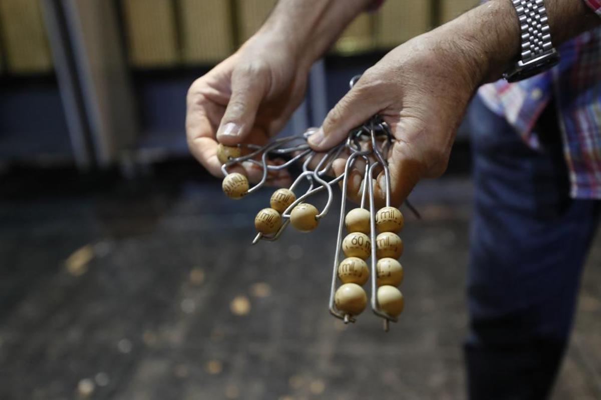 Los bombos de la suerte del sorteo extraordinario