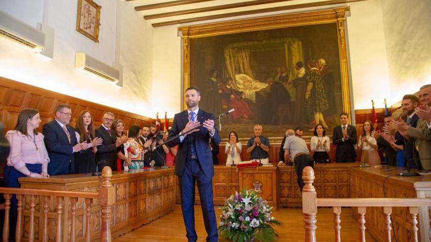 El popular José Francisco García fue proclamado ayer alcalde de Caravaca.