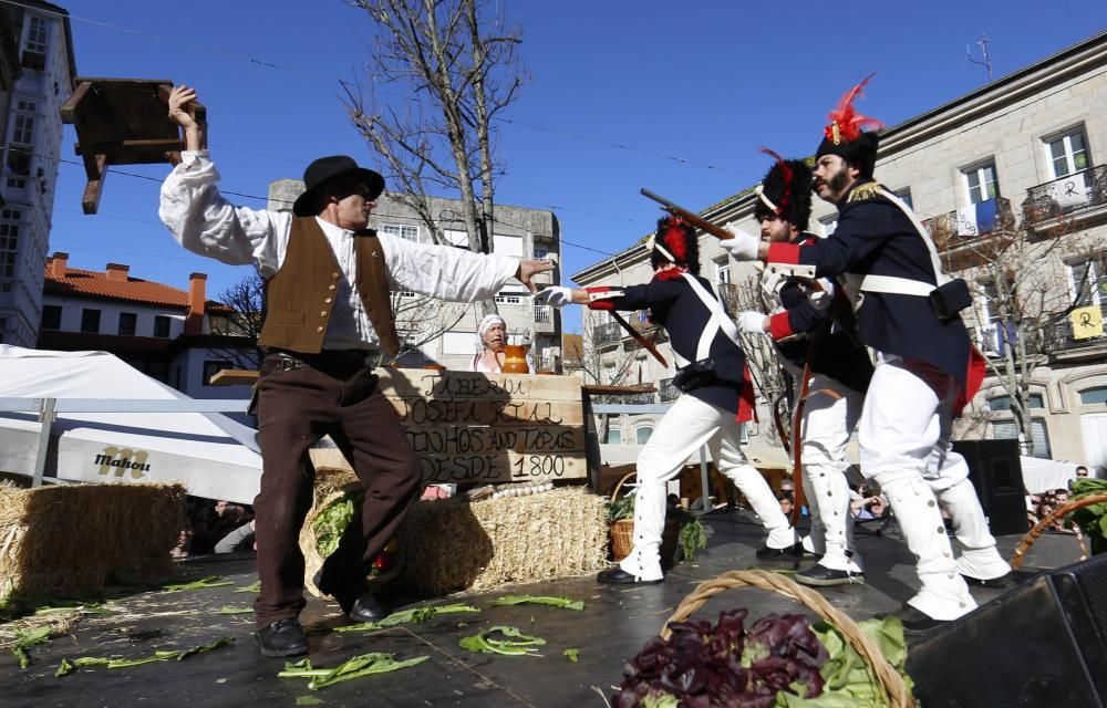 La representación de la Reconquista de Vigo vuelve a abarrotar las calles del Casco Vello de miles de vigueses