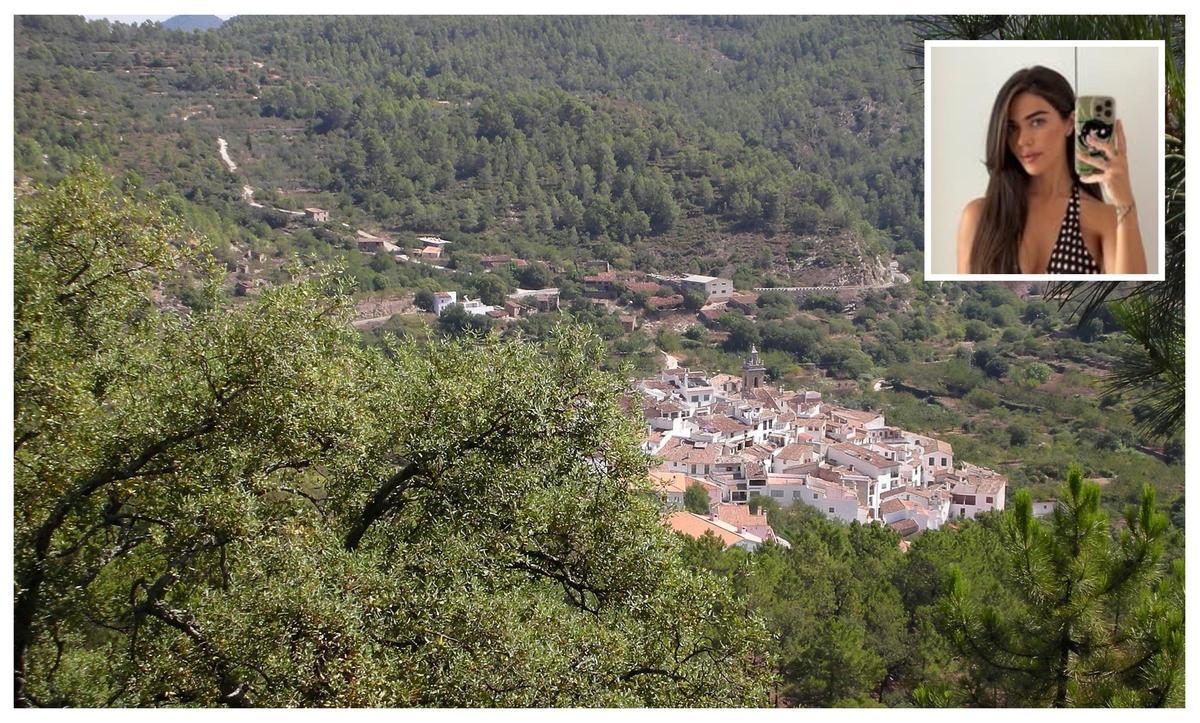 Panorámica de Aín, pueblo en el que Violeta Mangriñán cuenta con importantes vínculos familiares.
