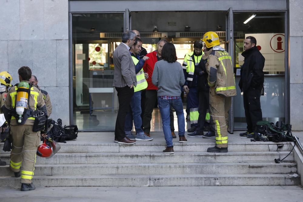 Desallotgen els jutjats de Girona per un incendi