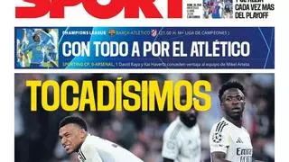 La portada de SPORT de hoy miércoles, 8 de abril de 2026