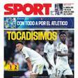 Esta es la portada de SPORT de hoy miércoles, 8 de abril de 2026
