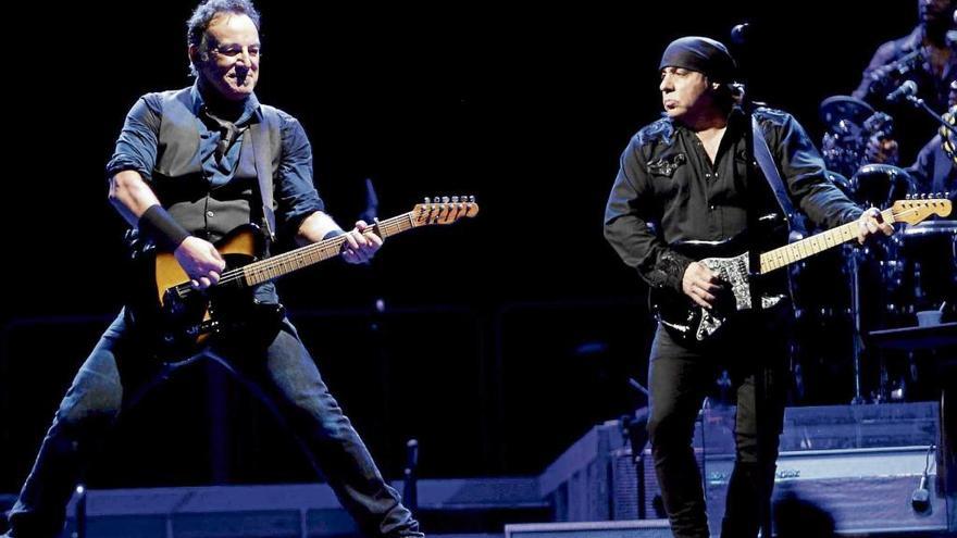 Bruce Springsteen, en el concierto de Barcelona en el que dedicó una canción a Nacho Hurtado.