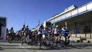 La Policía inicia una campaña sobre el uso de la bicicleta con seguridad en Moaña