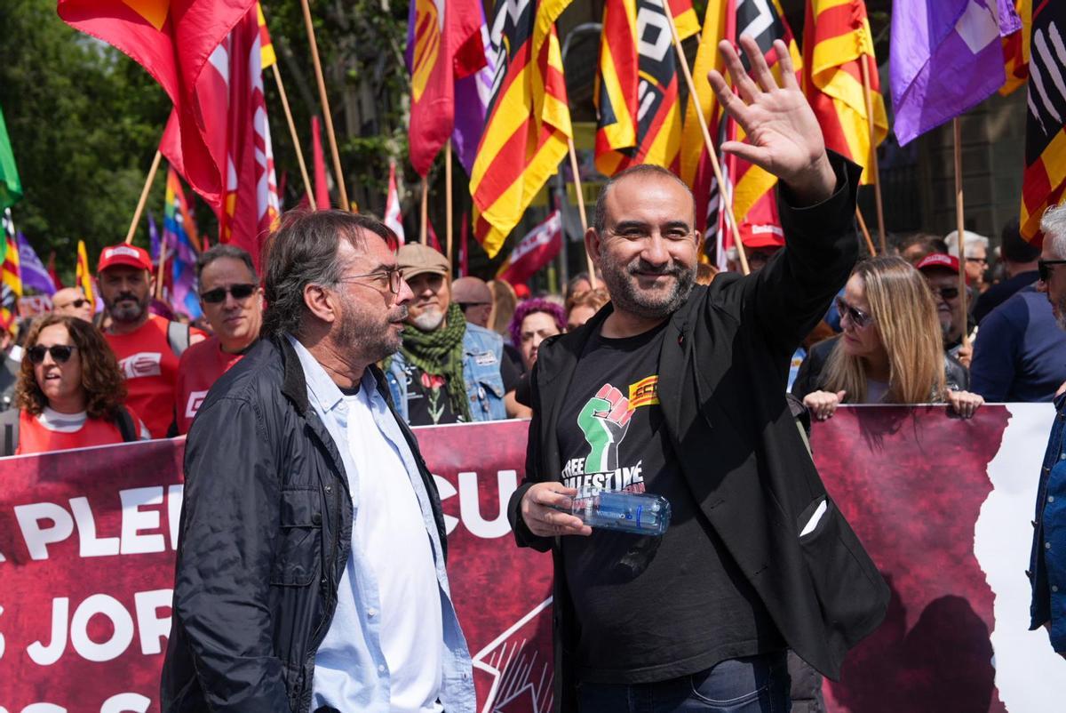 Celebración del 1 de Mayo en Barcelona