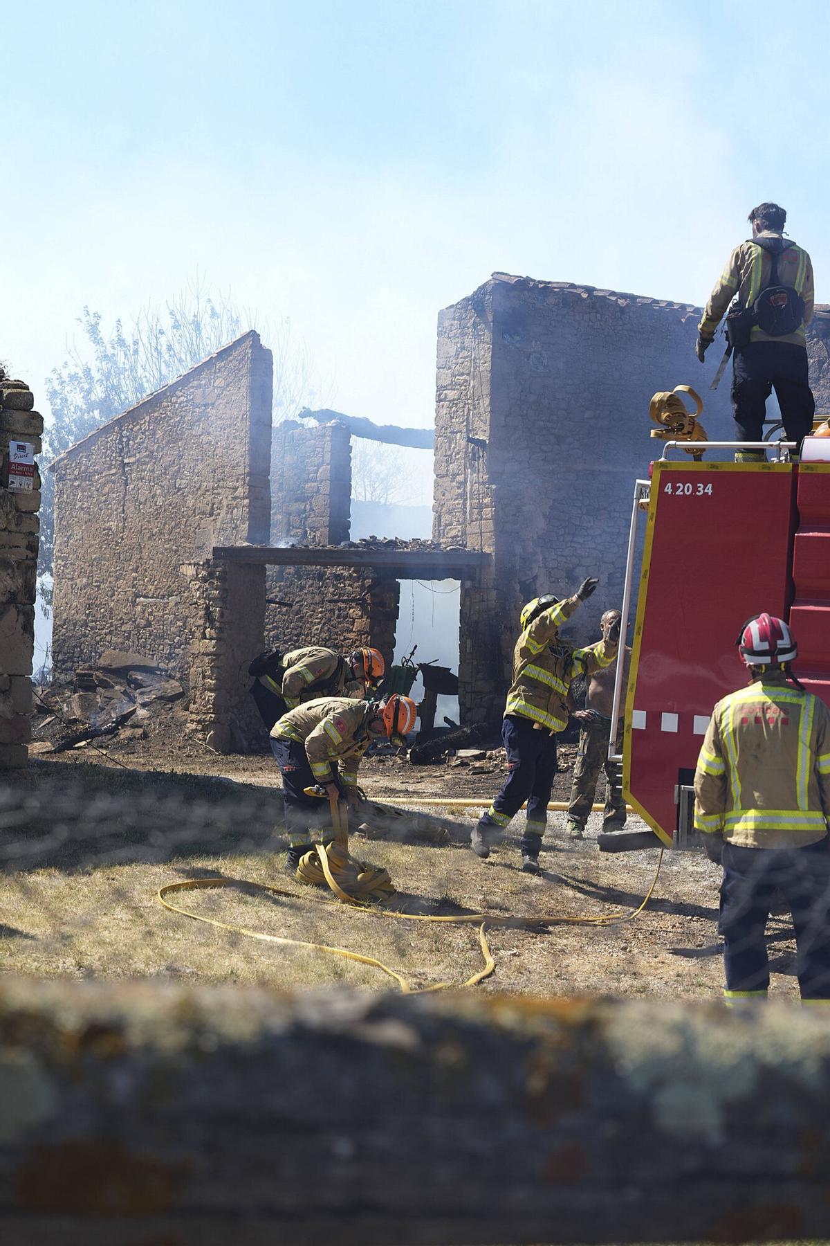 Les imatges de l'incendi de Vilavenut Les imatges de l'incendi de Vilavenut