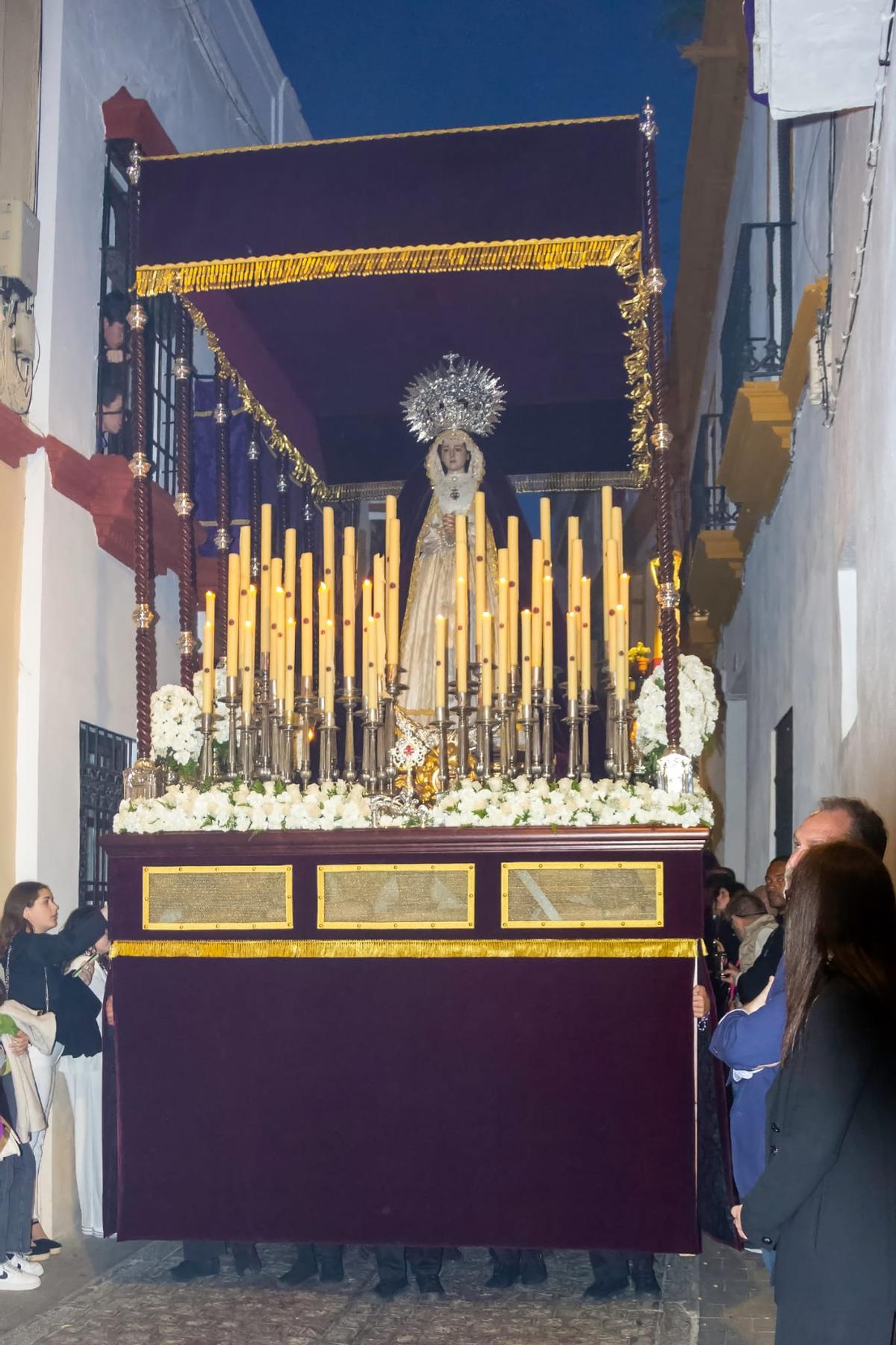 La Virgen de la Fe, en el itinerario de regreso en 2025.