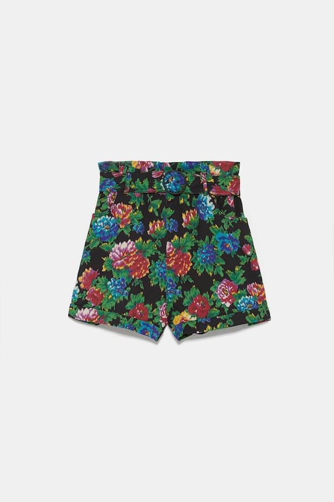 Los shorts florales