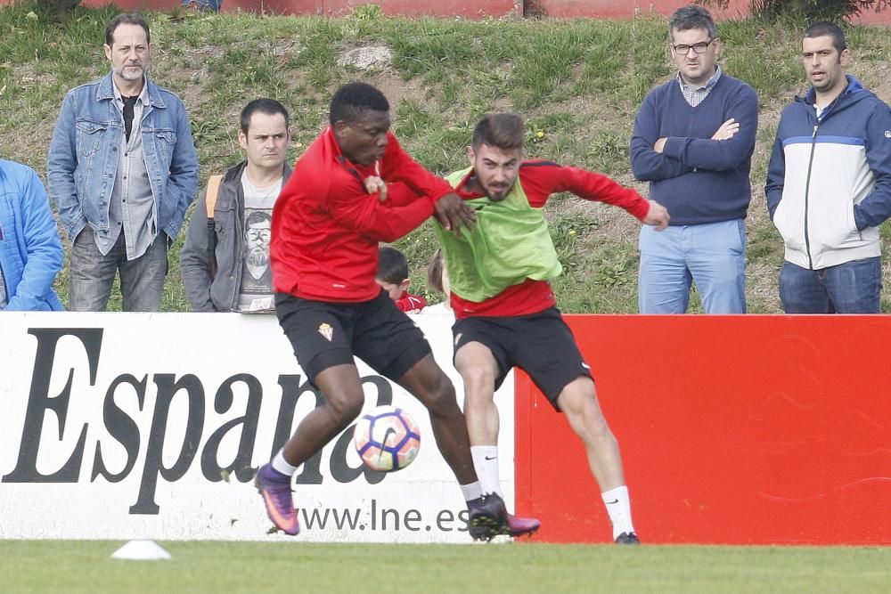 Entrenamiento del Sporting