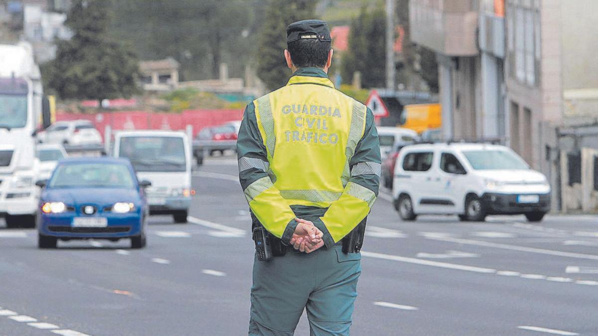 Control de tráfico en Ourense. |   // IÑAKI OSORIO