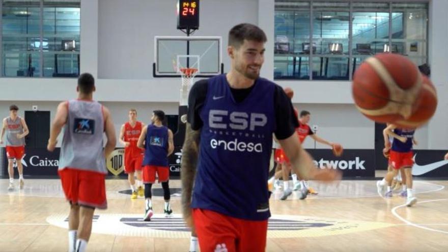 La selección española de baloncesto se prepara para el Mundial