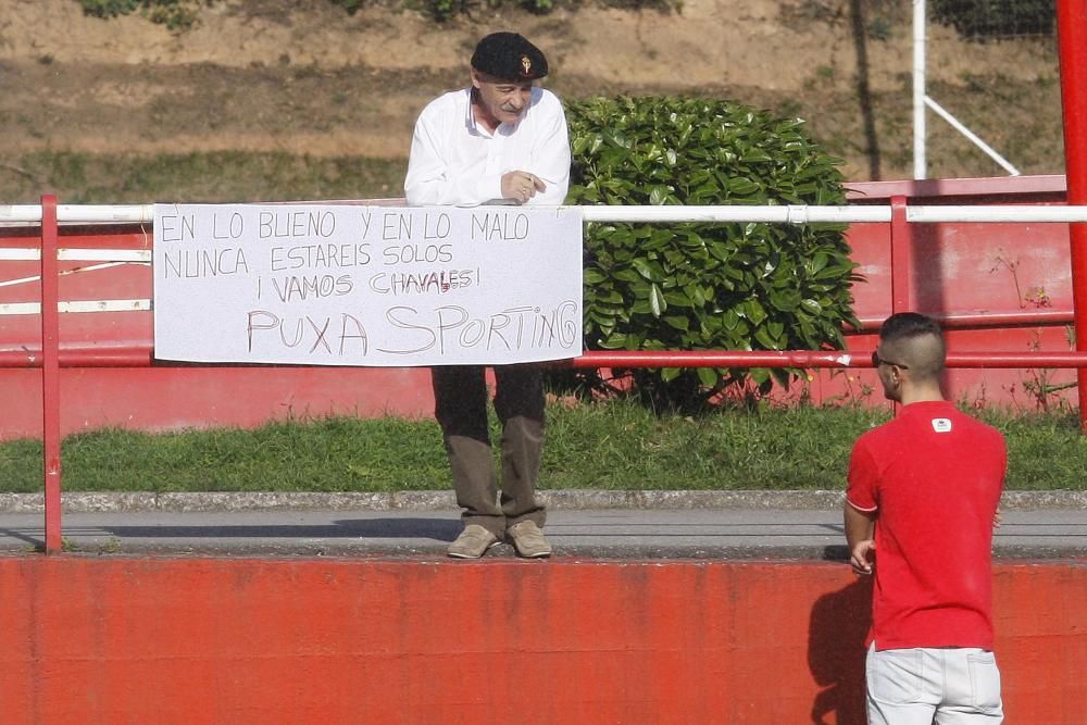 Entrenamiento del Sporting