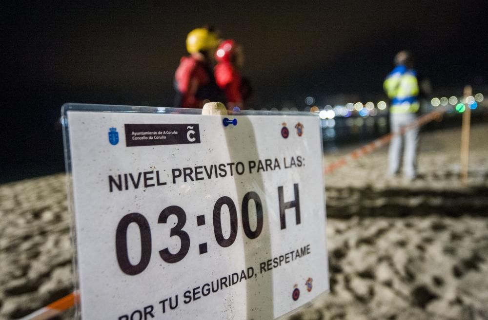 Así transcurrió la noche y amanecieron las playas