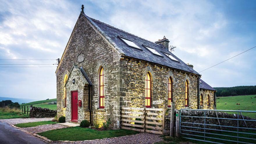 Esta casa rural es una antigua capilla metodista de 1880.