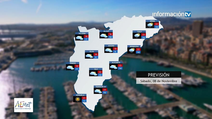 El tiempo en Benidorm para hoy