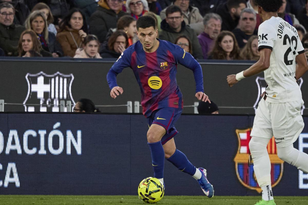 Roony Bardghji, en el partido del FC Barcelona ante el Mallorca