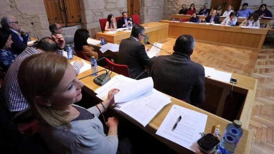 La concejala de Empleo compareció en el último pleno a petición del BNG.  // A. Hernández