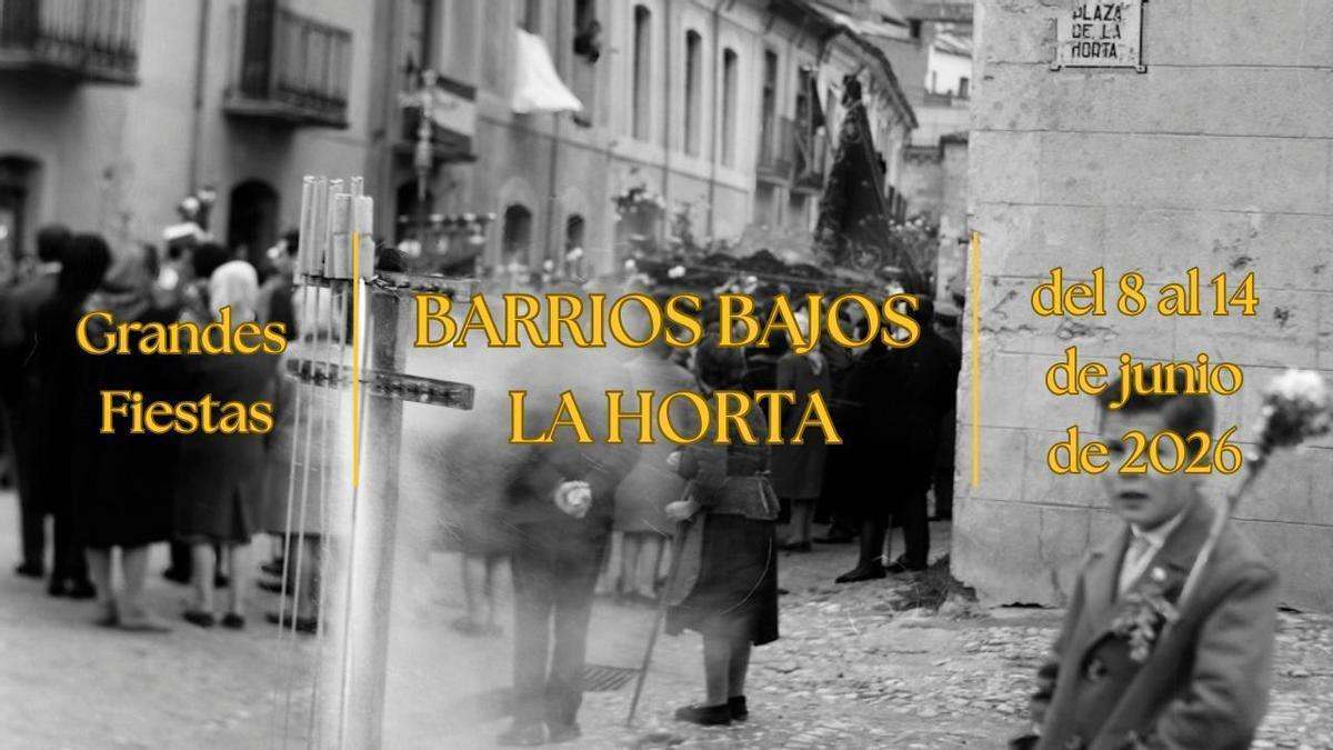 La Horta celebrará sus grandes fiestas del 8 al 14 de junio de 2026.