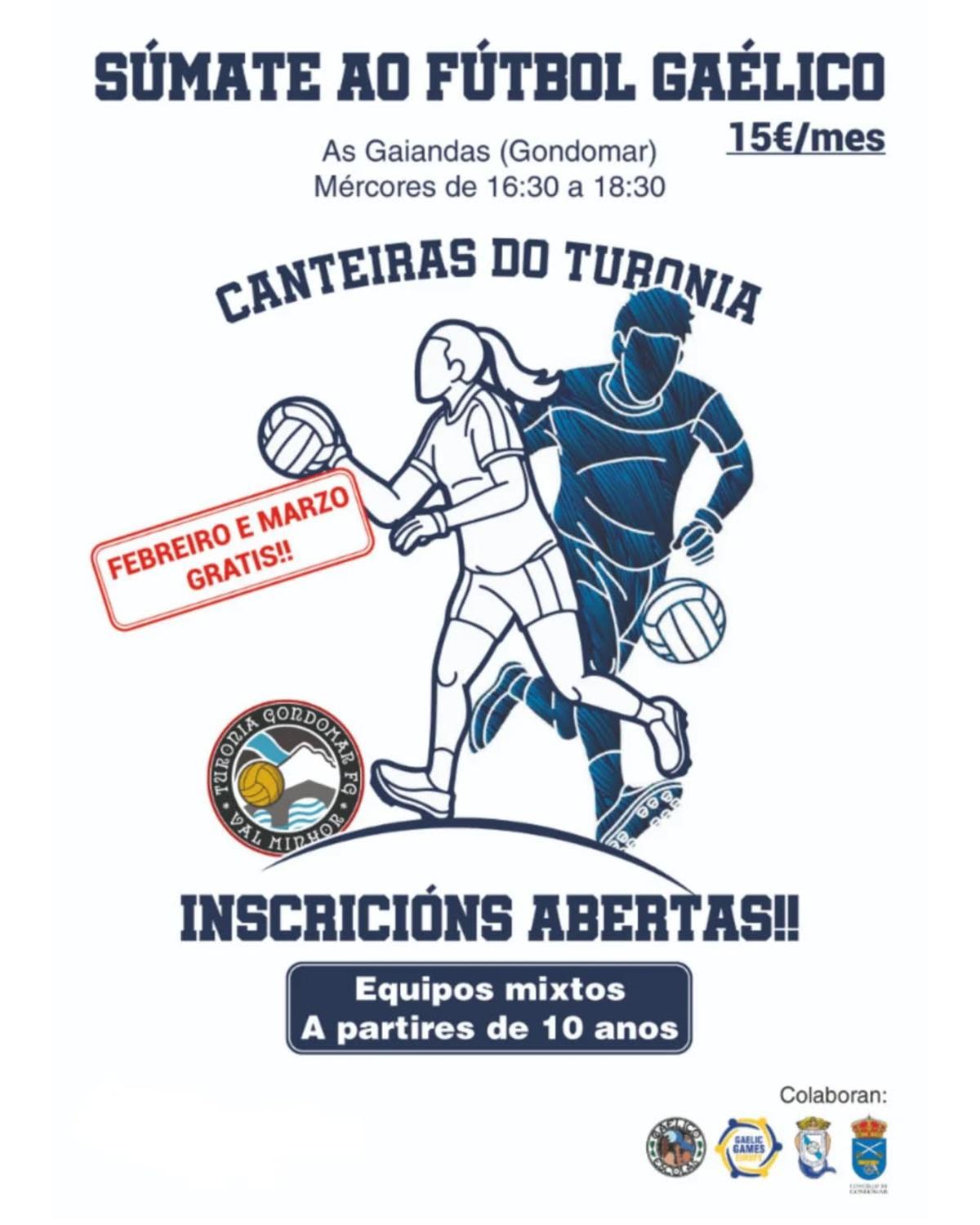 Cartel del Turonia Gondomar.