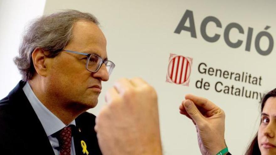 Protestas en Cataluña: El Gobierno acusa a Torra de 'desgobierno'