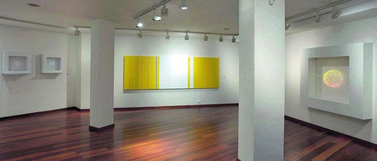 Vista de la exposición  de Pablo Armesto.