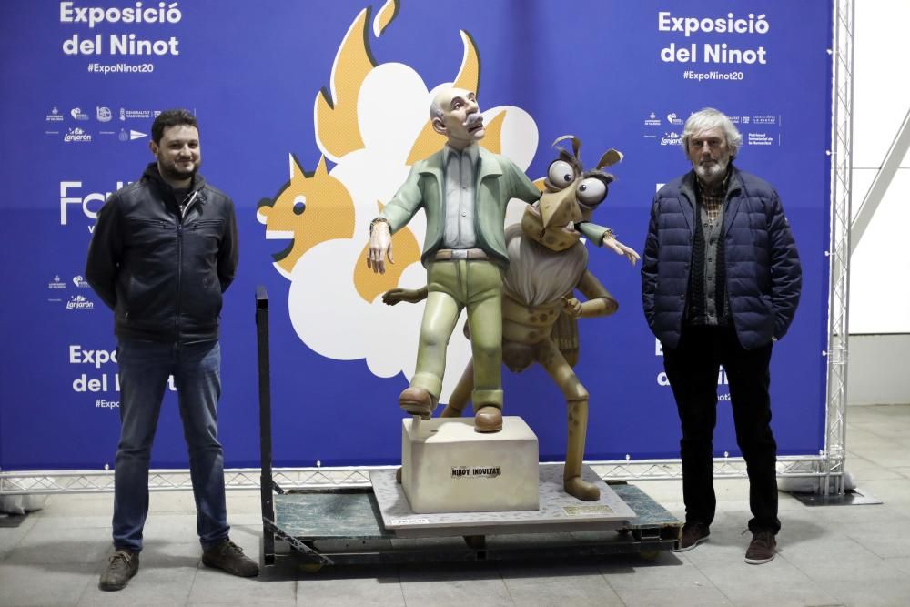 Primera jornada de entrega de ninots de las Fallas 2020