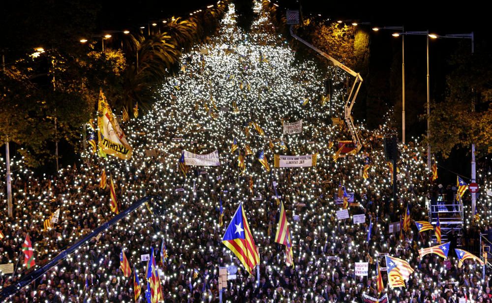 La manifestació de l''11 de novembre a Barcelona