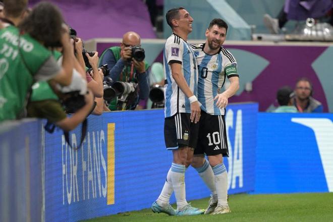 El gol de Messi ante México en el Mundial y la celebración de Argentina