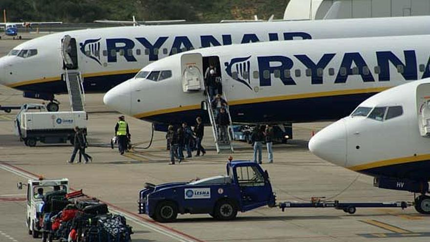 Ryanair continua essent de manera destacada la companyia que més viatgers internacionals duu a Girona.