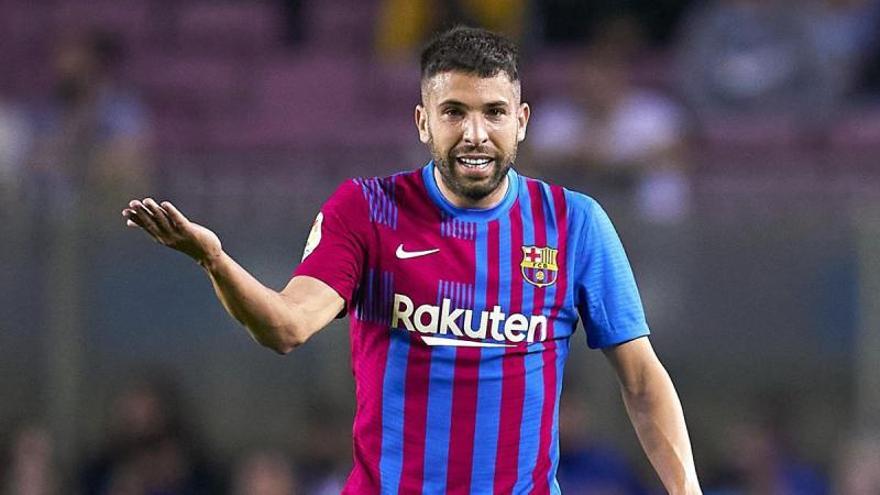 Jordi Alba tampoco podrá ayudar a su equipo en Son Moix.