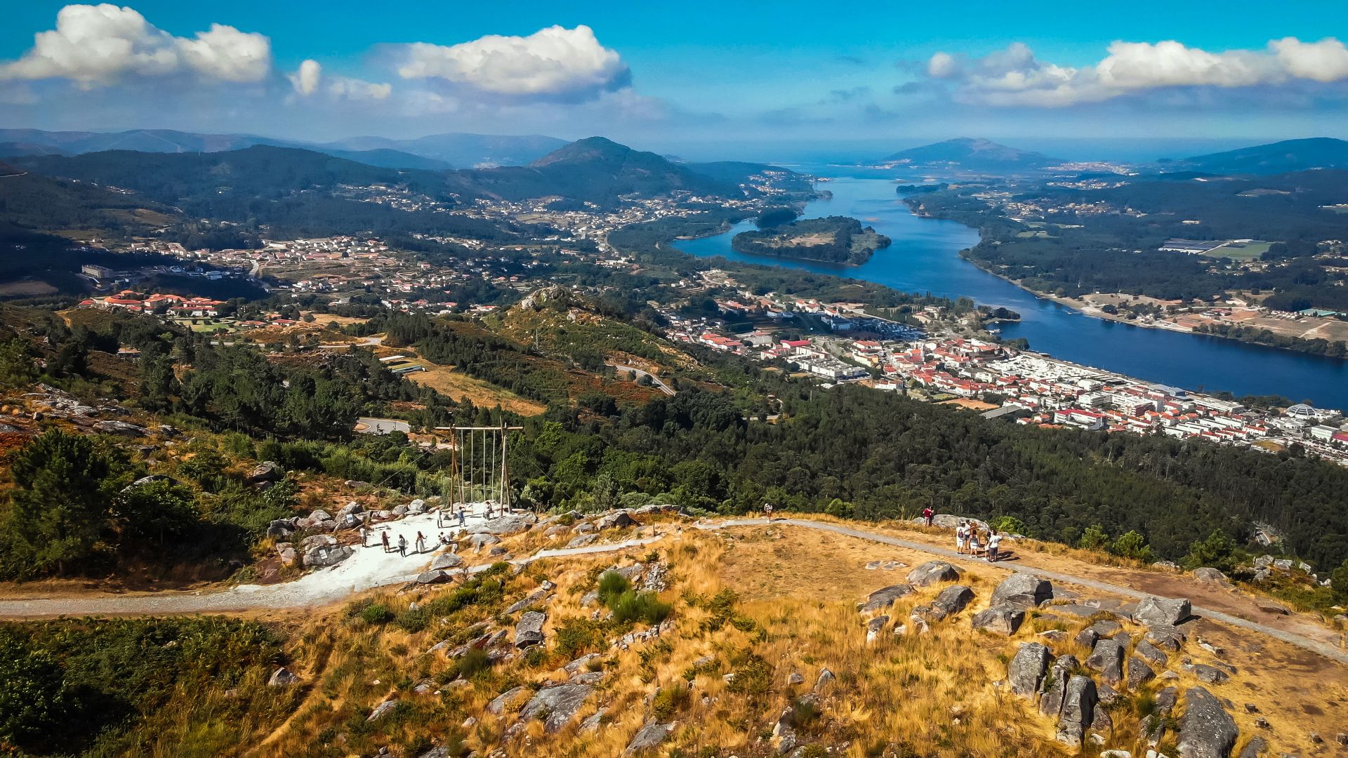 Mirador do Cervo, en Vila Nova de Cerveira (Portugal).