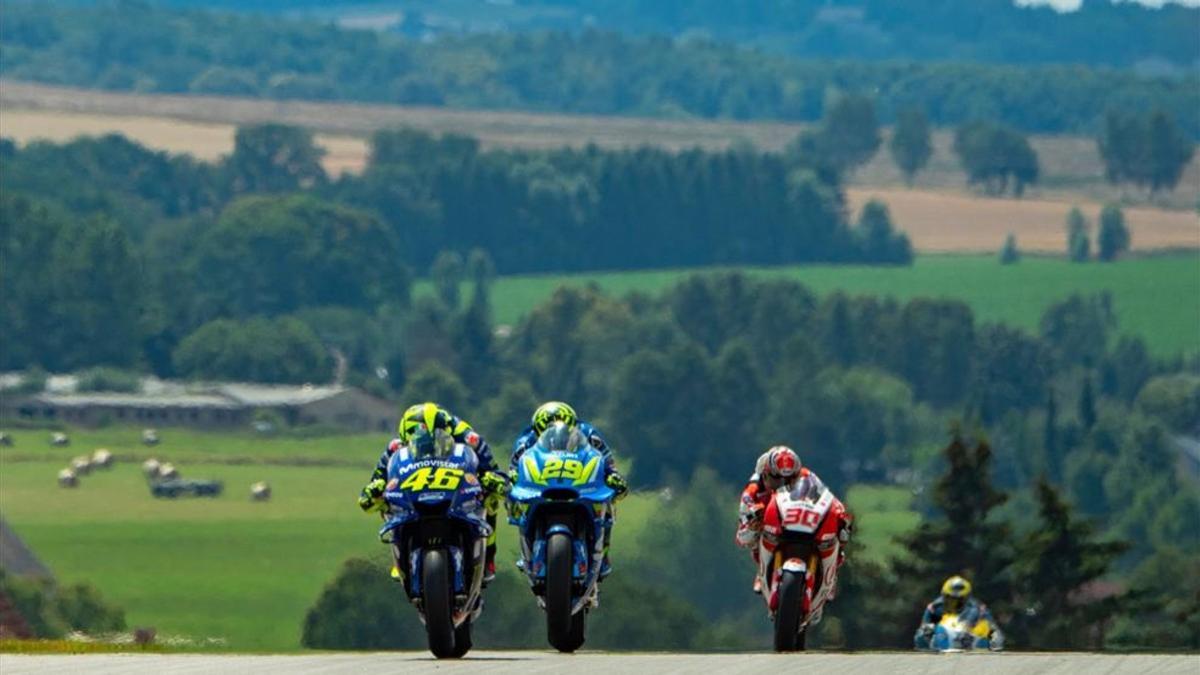 Iannone lidera en la matinal de Sachsenring