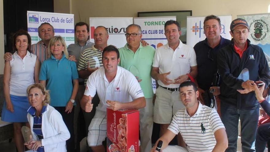 El golf lorquino no falta a su homenaje